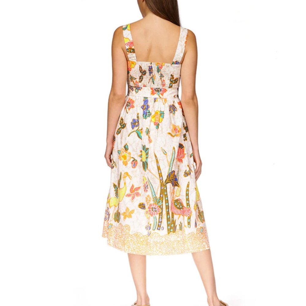 Cara Cara Candace Dress -  Turtledove Dodo Bird Border - Picture 3 of 12